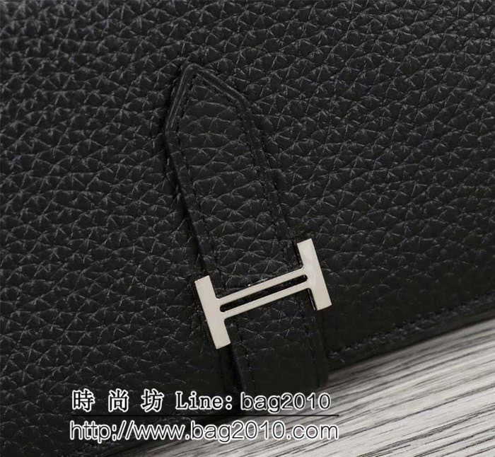 愛馬仕Hermès荔枝 手掌紋女士西裝皮夾 0AM1878